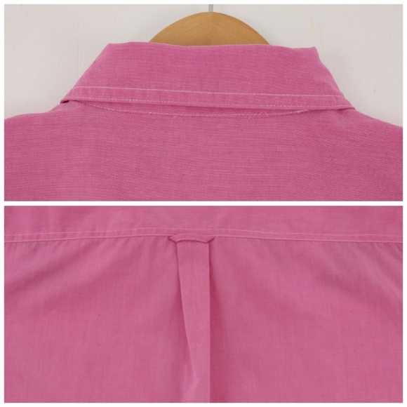 Chaps | Pink White Lightweight Easy Care Size M - Picture 6 of 8